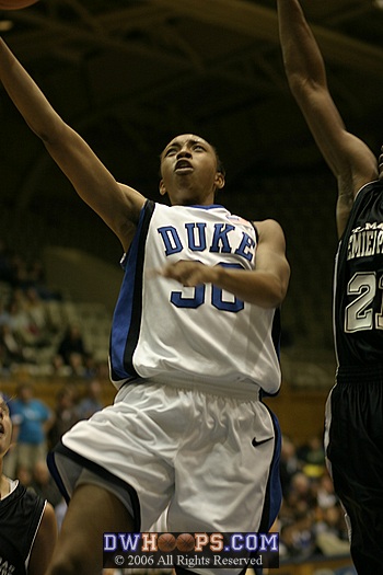 Carrem Gay with the layup