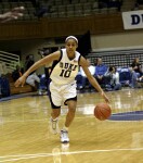 Lindsey Harding runs the break