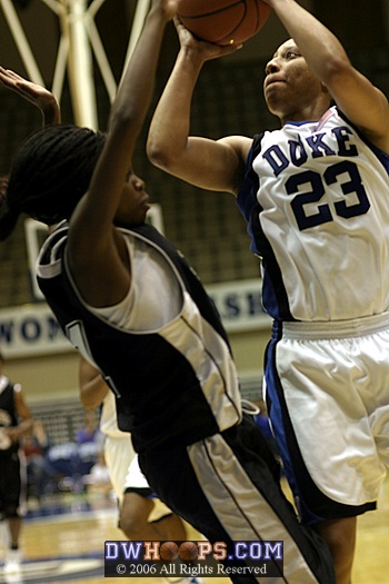 Wanisha Smith takes it to the hoop