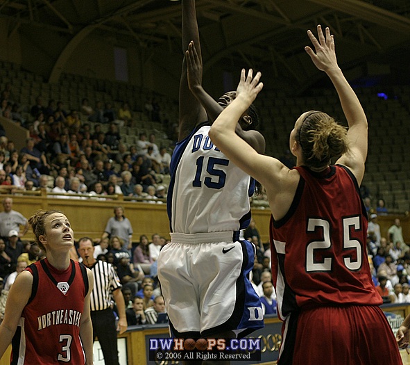 Bridgette Mitchell lays it in