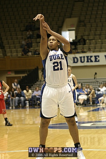 Joy Cheek from the line