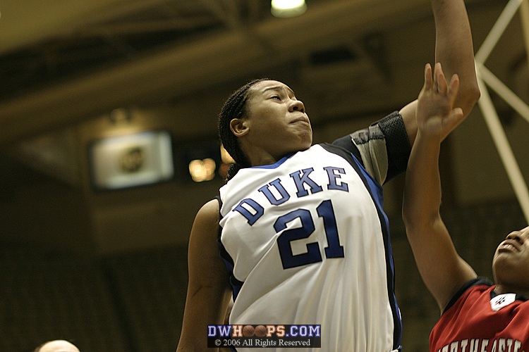 Joy Cheek on the defensive boards