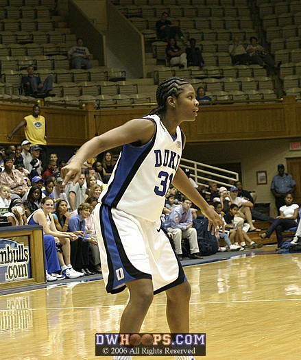 Keturah Jackson plays some defense