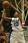 Lindsey Harding shoots from the lane