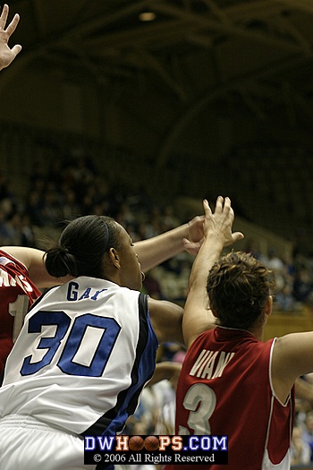 Carrem Gay fights for the rebound