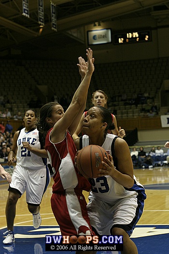 Wanisha Smith about to take it up, strong