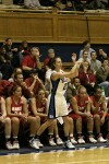 Emily Waner inbounds