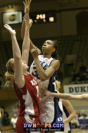 Carrem Gay takes it to the hoop