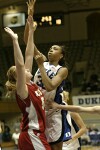 Carrem Gay takes it to the hoop