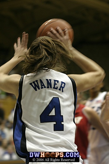 Abby Waner passes from the baseline