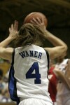 Abby Waner passes from the baseline