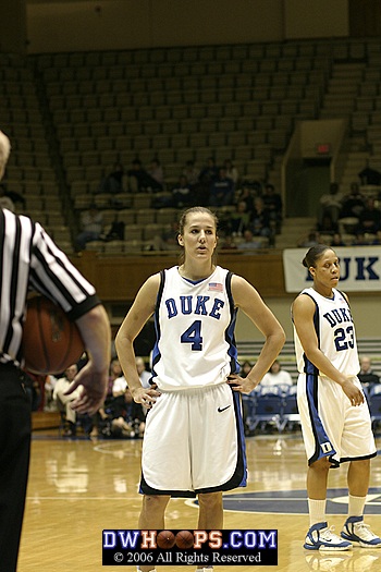 Abby Waner awaits a free throw opporunity