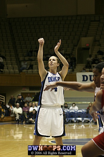 Abby Waner shoots a free throw