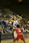 Alison Bales looks for the entry pass (2 of 2)