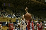 The basketball, moments before I caught it one-handed