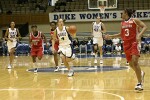 Abby Waner runs the break