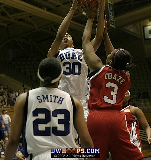 Carrem Gay fights for a rebound