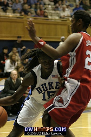 Bridgette Michell drives...
