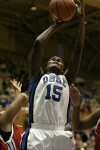 Bridgette Mitchell takes it to the hoop