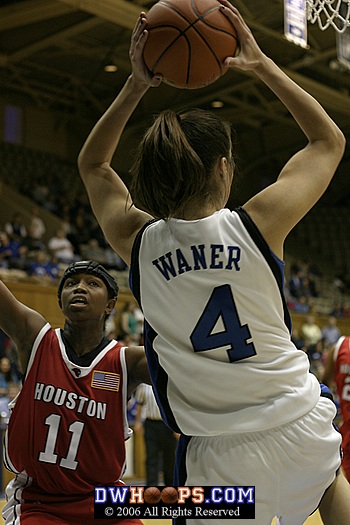 Abby Waner with the rebound