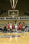 Bridgette Mitchell with the layup