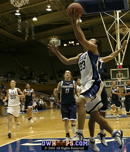 ...goes up for the layup