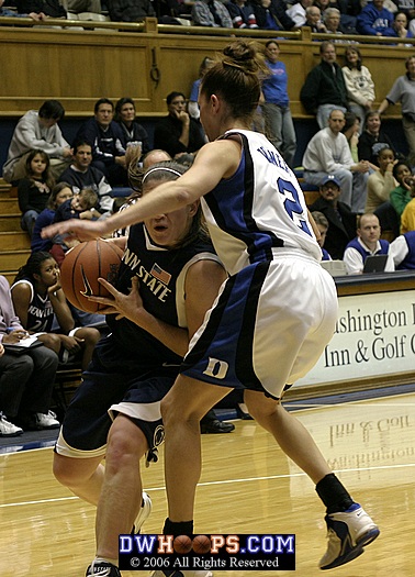 Emily Waner guards Brianne O'Rourke (2 of 4)