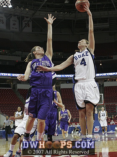 ...but defense from Bethany O'Dell keeps her from converting