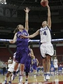 19-7, 12:00 - ...but defense from Bethany O'Dell keeps her from converting