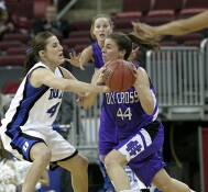  - Abby Waner guards Kathy Gruzynski