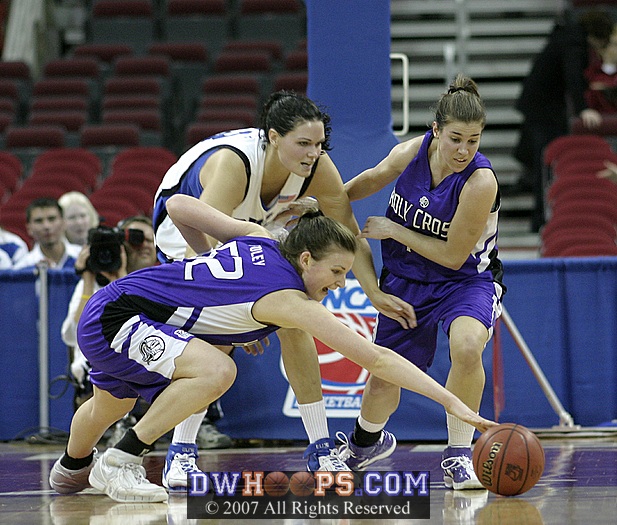 This scramble resulted in a jump ball
