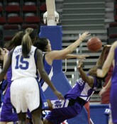 38-20, 2:55 - Ali rejects McFadden at the other end, extending her NCAA tournament career mark