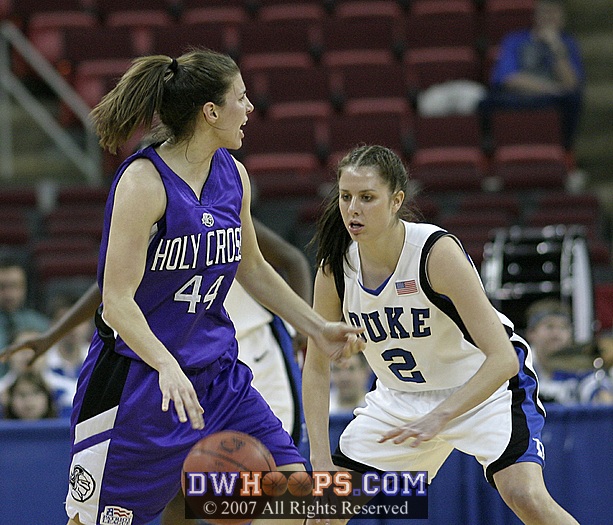 Emily Waner guards Bethany O'Dell