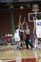  - ...so we had a "real" jump ball situation, between Abby Waner and Shenita Landry!
