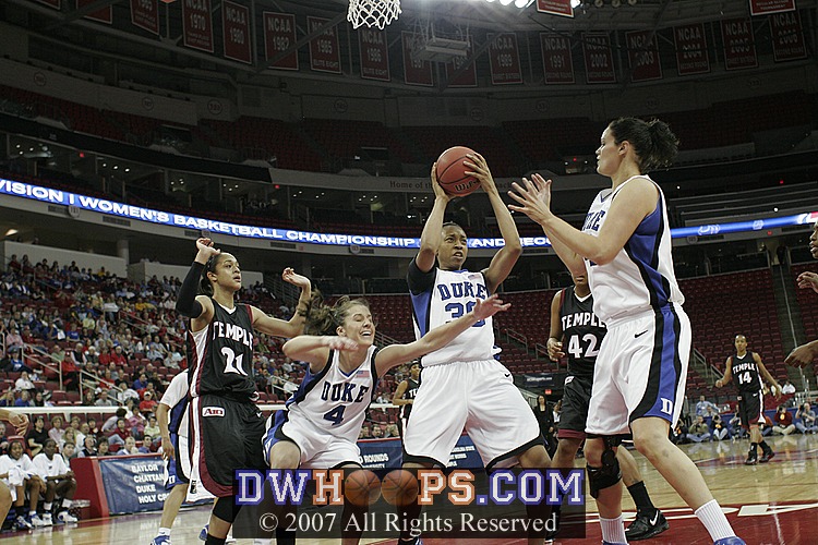 ...and Carrem grabbed the rebound.  (Note: It is not polite to laugh when somebody misses an open shot...you just might miss one yourself.)