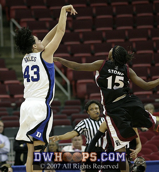 Alison's normally on-target jumpers weren't falling