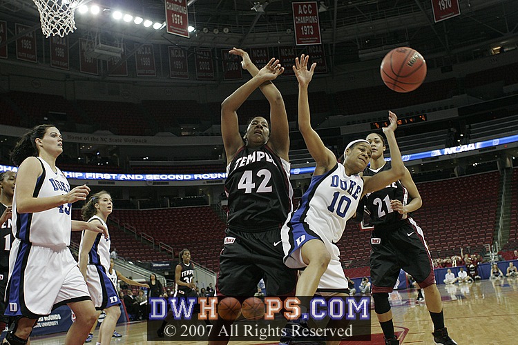 Temple ended up with this offensive board