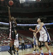 26-18, 6:45 - An open layup for Temple reserve Jasmine Stone, who scored all 4 of Temple's bench points.