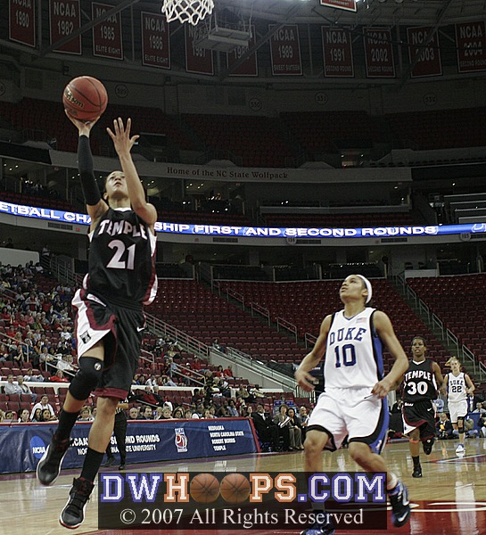 Kamesha Hairston converts a steal