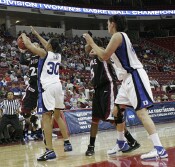  - Carrem Gay ties up Kamesha Hairston