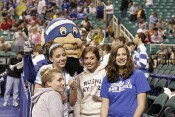pregame - Fans with the Blue Devil