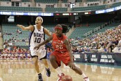 11-12, 6:52 - Lindsey Harding calls for help underneath, but it doesn't get there in time, and Ajavon gets a short jumper