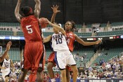  - After the steal, Lindsey pulls up for the final shot