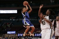 - A four photo Jasmine Thomas sequence, leading to a hoop that put Duke up five [4 of 4]
