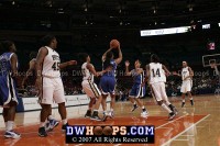  - Down six, Joy Cheek boards an Abby Waner missed three.  Duke would go right back to her for a make, cutting the deficit in half.