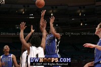  - Keturah Jackson misses from close range...