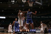  - KJ goes for the steal as Carrem fouled Marcedes Walker from behind
