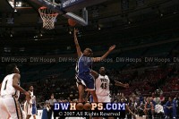  - ...but still coverts the spectacular layup!