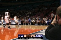  - Another errant pass into Duke's bench, this time from KJ, gave Pitt the ball down a hoop with 1:29 to play