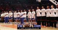  - Duke and Rutgers watch the video tribute to Maggie Dixon, who was taken from us early in life by a sudden cardiac condition.